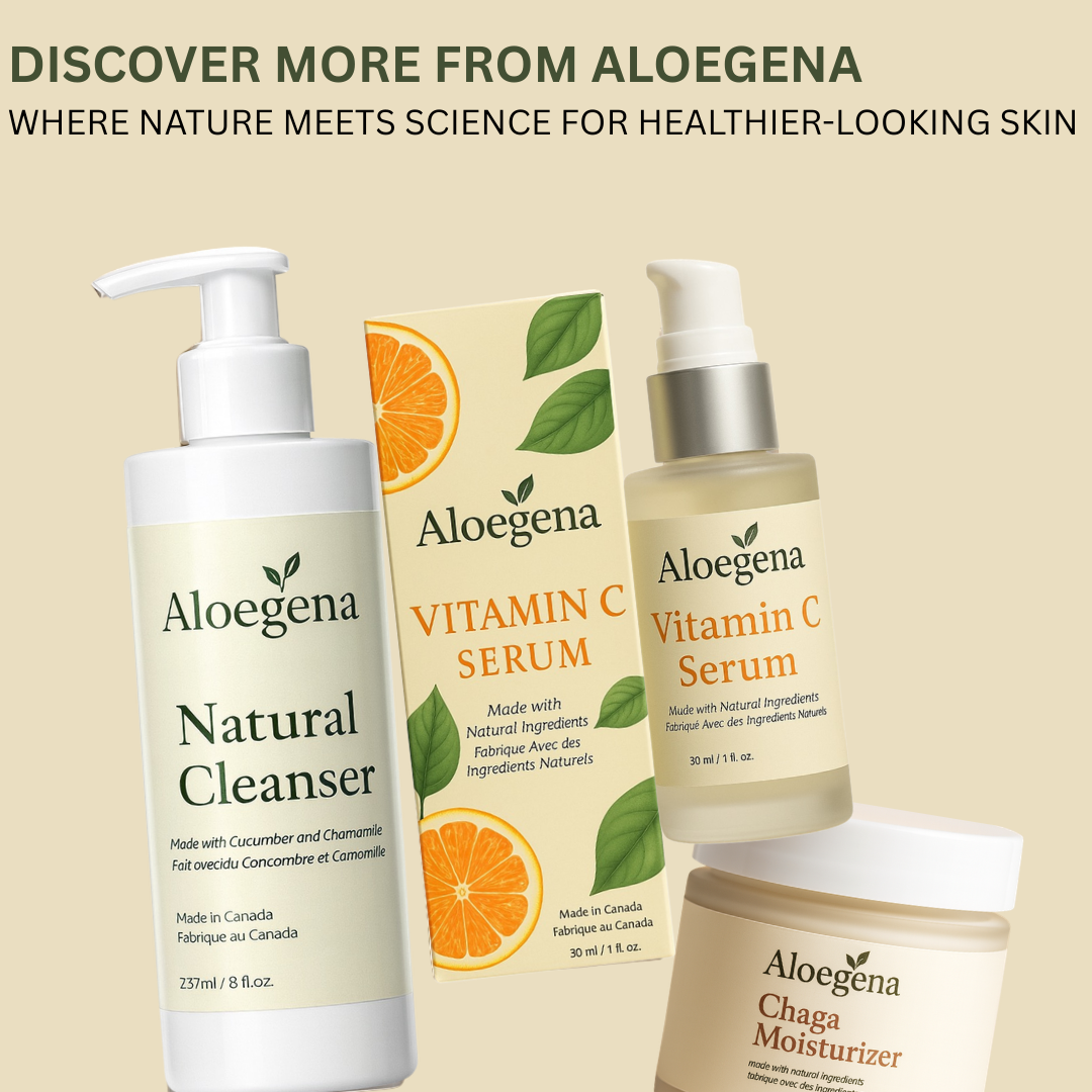 Aloegena Vitamin C Brightening Serum – Natural Formula • No Sulfates, No Parabens